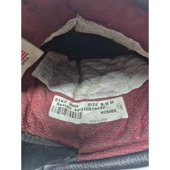 Honeywell Pro Series 3006 Vibram Firefighting EMS Work Boots Black Men's 8.5D - Picture 8 of 14